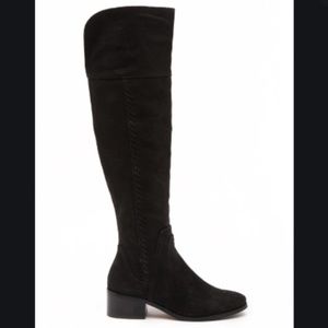 Vince Camuto black leather boots